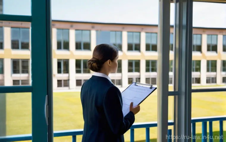 형법상 과실범 처벌 기준 - **Prompt 1: Diligent School Safety Check**
"A clean and modern elementary school building with l...