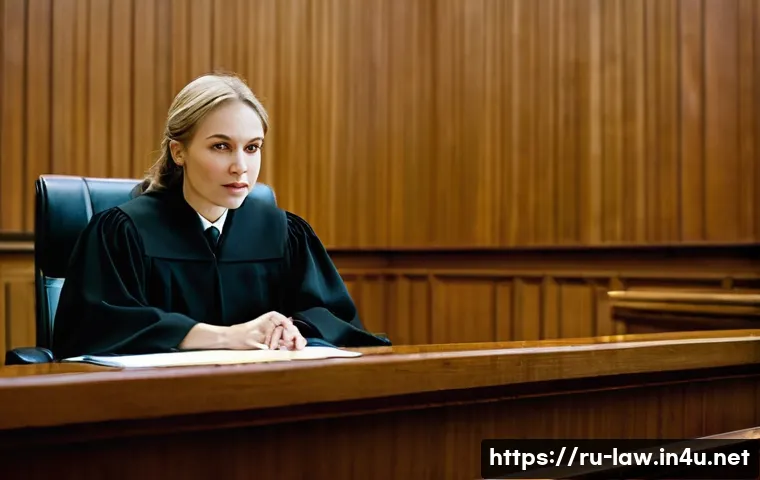 민사소송법상 대법원 판례 - **Modern Russian Courtroom: The Rise of Audio Evidence**
A realistic, well-lit image depicting a...